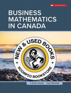 *PRE-ORDER, APPROX 7-10 BUSINESS DAYS* Business Mathematics In Canada 11th Edition +Connect by F. Ernest Jerome PKG 9781265047894