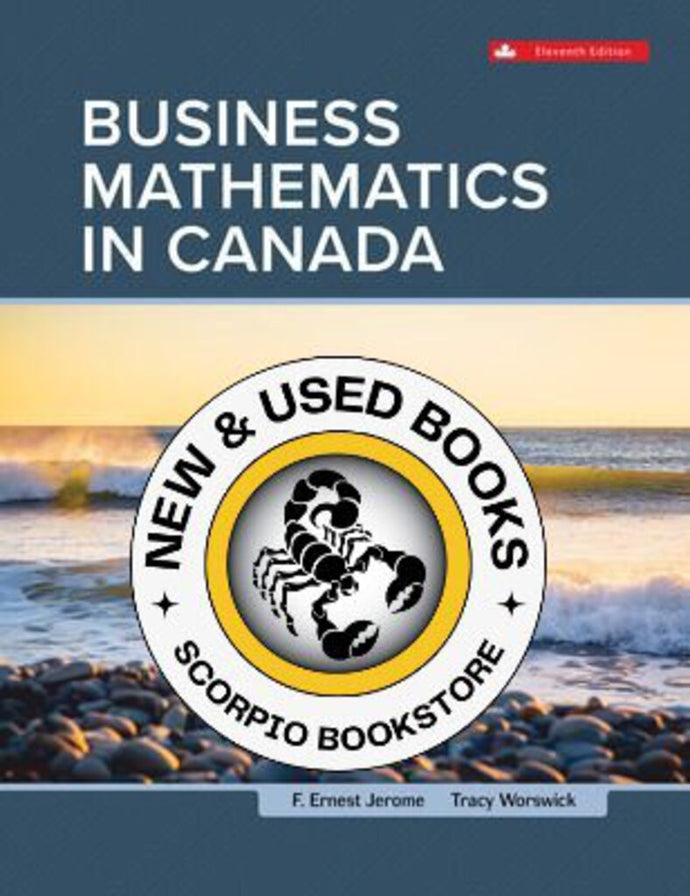 *PRE-ORDER, APPROX 7-10 BUSINESS DAYS* Business Mathematics In Canada 11th Edition +Connect by F. Ernest Jerome PKG 9781265047894