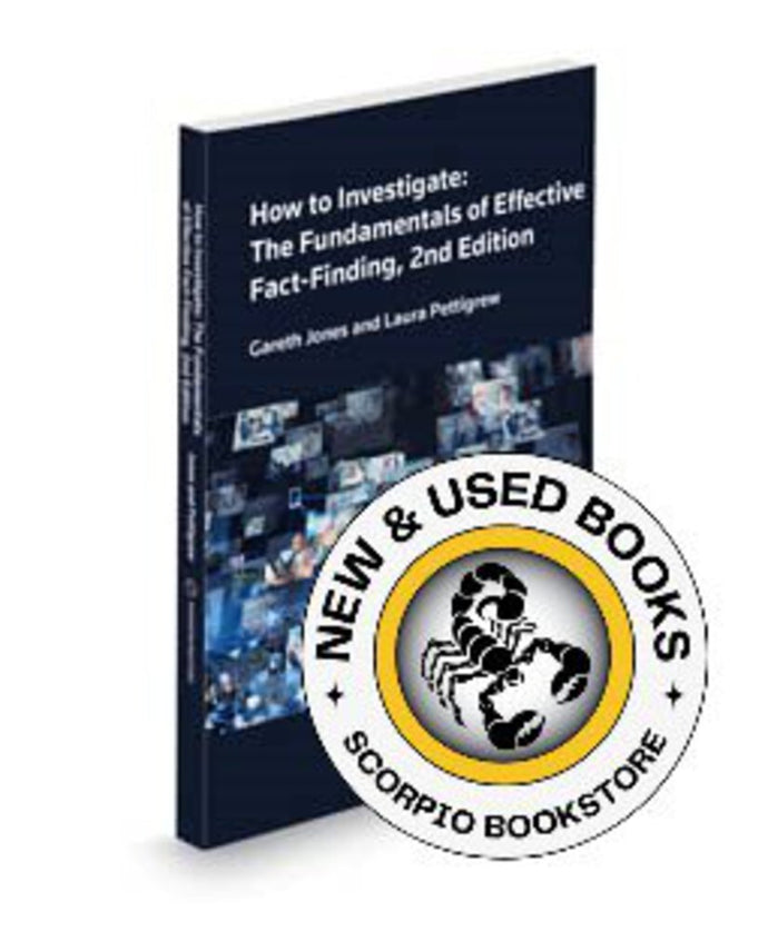 *PRE-ORDER, APPROX 4-6 BUSINESS DAYS* How To Investigate 2nd Edition by Gareth Jones 9780779898992