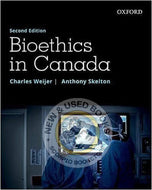*PRE-ORDER, APPROX 4-6 BUSINESS DAYS* Bioethics in Canada 2nd Edition by Charles Weijer 9780199026869 *94g [ZZ]