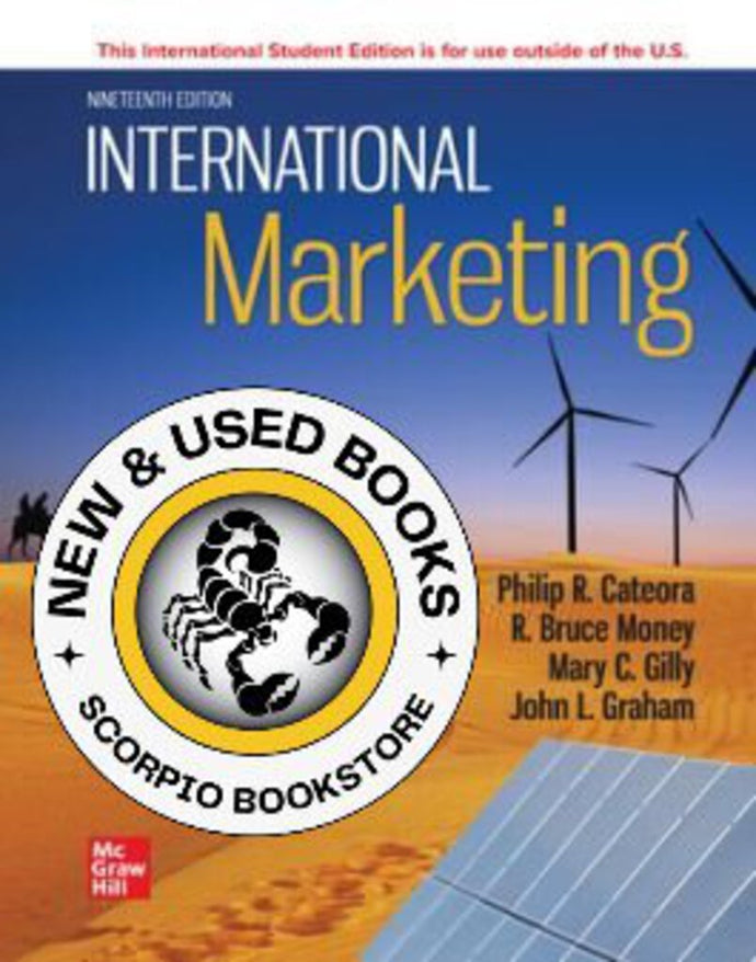 *PRE-ORDER APPROX 7-10 BUSINESS DAYS* International Marketing 19th Edition by Cateora 9781266151637