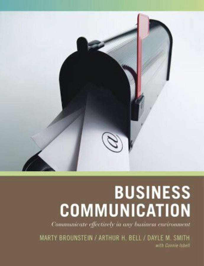 *PRE-ORDER* Business Communication 1st edition by Marty Brounstein 9780471790778