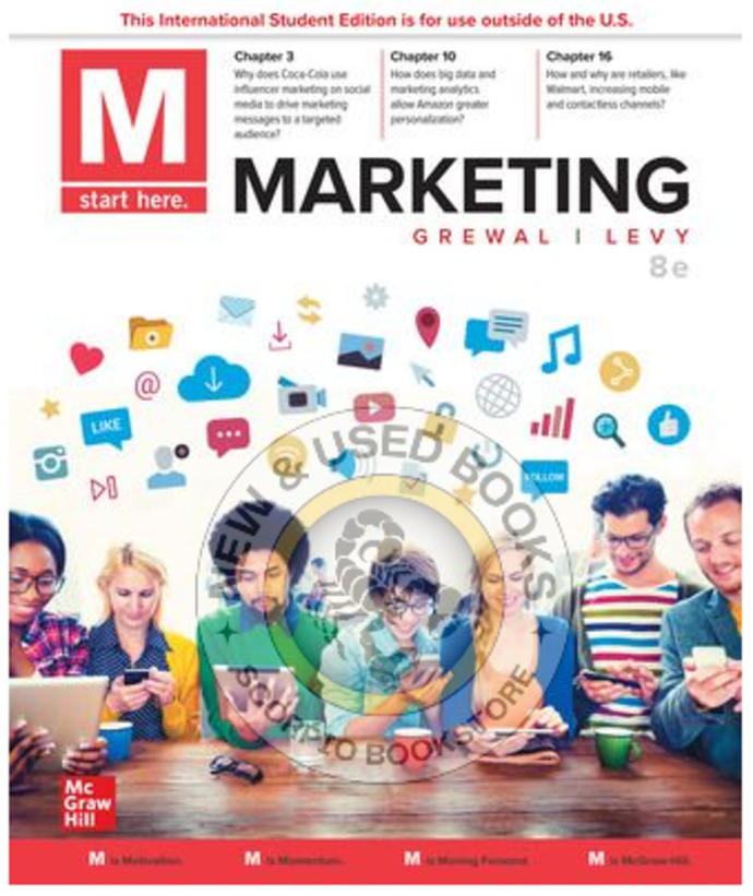 *PRE-ORDER, APPROX 7-10 BUSINESS DAYS* M: Marketing 8th Edition +Connect by Dhruv Grewal 9781265439194