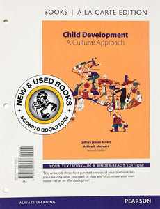 Child Development 2nd Edition Loose Leaf by Jeffrey Jensen Arnett 9780134225807 (USED:VERYGOOD; minor pencil markings, unbinded) *AVAILABLE FOR NEXT DAY PICK UP* *e1 [ZZ]