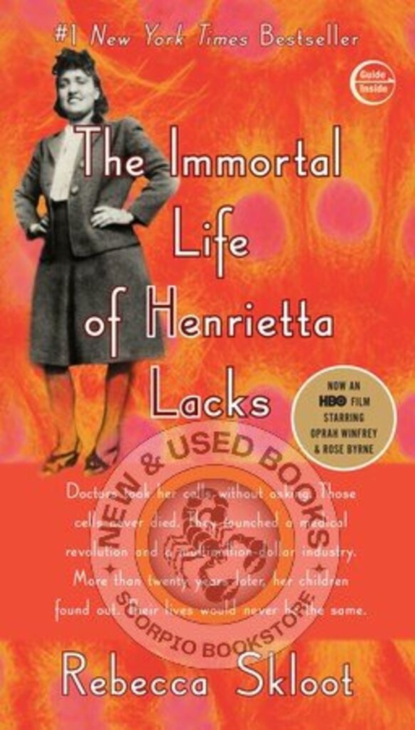 *PRE-ORDER, APPROX 5-7 BUSINESS DAYS* The Immortal Life of Henrietta Lacks by Rebecca Skloot 9781400052189
