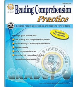 Reading Comprehension Practice Grades 7-8 by Janet P. Sitter 9781622236367 (USED:VERYGOOD; minor pencil markings) *D10