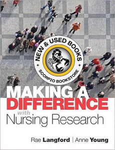 *PRE-ORDER, APPROX 7-14 BUSINESS DAYS, make-on-demand* Making a Difference with Nursing Research by Rae Langford 9780132343992