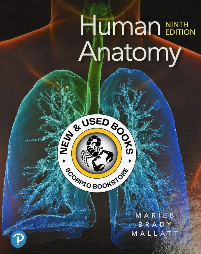 *PRE-ORDER, APPROX 4-6 BUSINESS DAYS* Human Anatomy 9th edition by Marieb 9780135168059
