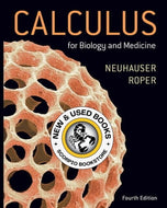 *PRE-ORDER, APPROX 7-14 BUSINESS DAYS, print-on-demand* Calculus for Biology and Medicine 4th edition by Claudia Neuhauser 9780134070049 [ZZ]