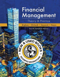 *PRE-ORDER, APPROX 4-6 BUSINESS DAYS* Financial Management 4th Canadian Edition by Eugene F. Brigham 9780176929503