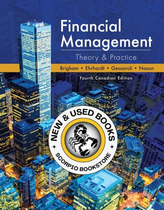 *PRE-ORDER, APPROX 4-6 BUSINESS DAYS* Financial Management 4th Canadian Edition by Eugene F. Brigham 9780176929503