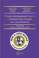 *PRE-ORDER, APPROX 4-6 BUSINESS DAYS* Private International Law in Common Law Canada: Cases, Text and Materials 5th Edition by Stephen G.A. Pitel 9781774621783 [ZZ]