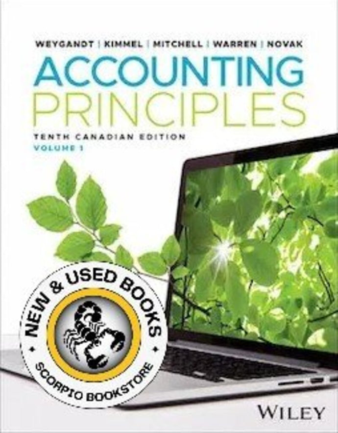 Accounting Principles 10th Canadian Edition Volume 1 by Jerry J. Weygandt LOOSELEAF 9781394277803 *109b [ZZ]