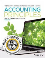 Accounting Principles 10th Canadian Edition Volume 1 by Jerry J. Weygandt LOOSELEAF 9781394277803 *108d [ZZ]