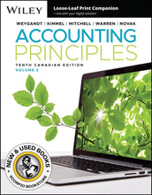 Load image into Gallery viewer, Accounting Principles 10th Canadian Edition Volume 2 By Weygandt LOOSELEAF 9781394277964 *109e [ZZ]
