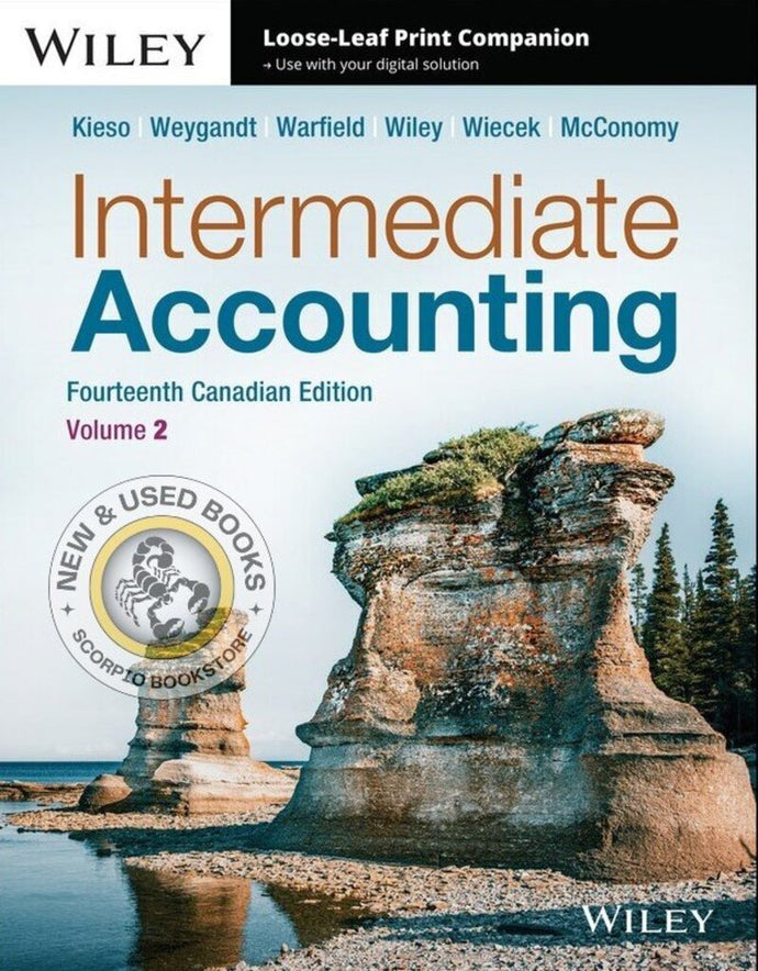 *PRE-ORDER, APPROX 7-10 BUSINESS DAYS* Intermediate Accounting Volume 2 14th Canadian Edition By Kieso 9781394277476