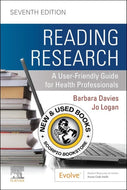 Reading Research 7th edition by Barbara Davies 9780323759243 *FINAL SALE* *65a [ZZ]