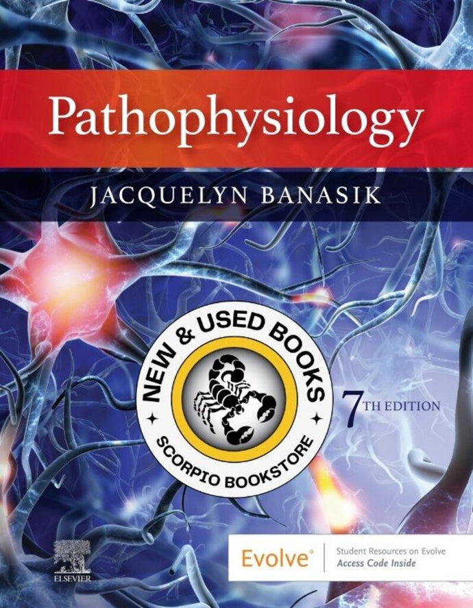 *PRE-ORDER, APPROX 2-3 BUSINESS DAYS* Pathophysiology 7th edition by Jacquelyn L. Banasik 9780323761550
