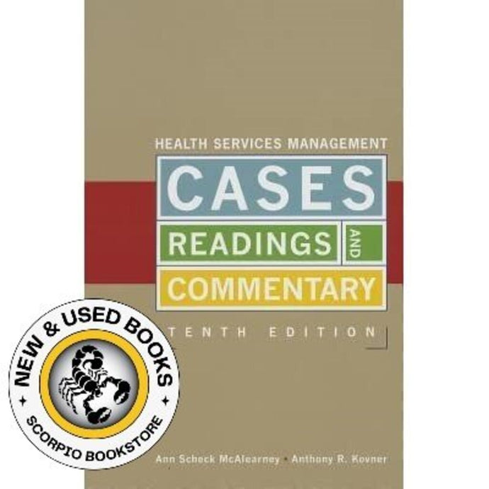 Health Services Management 10th Edition by Ann Scheck McAlearney 9781567934908 (USED:GOOD) *AVAILABLE FOR NEXT DAY PICK UP* *Z230 [ZZ]