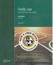 Load image into Gallery viewer, *PRE-ORDER, APPROX 2-3 BUSINESS DAYS* Family Law Practice and Procedure 6th Edition Volumes I and II by JoAnn Kurtz 9781774620342 *FINAL SALE* [ZZ]
