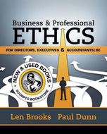 Business and Professional Ethics 8th Edition by Leonard J. Brooks 9781305971455 (USED:GOOD) *AVAILABLE FOR NEXT DAY PICK UP* *Z220 [ZZ]