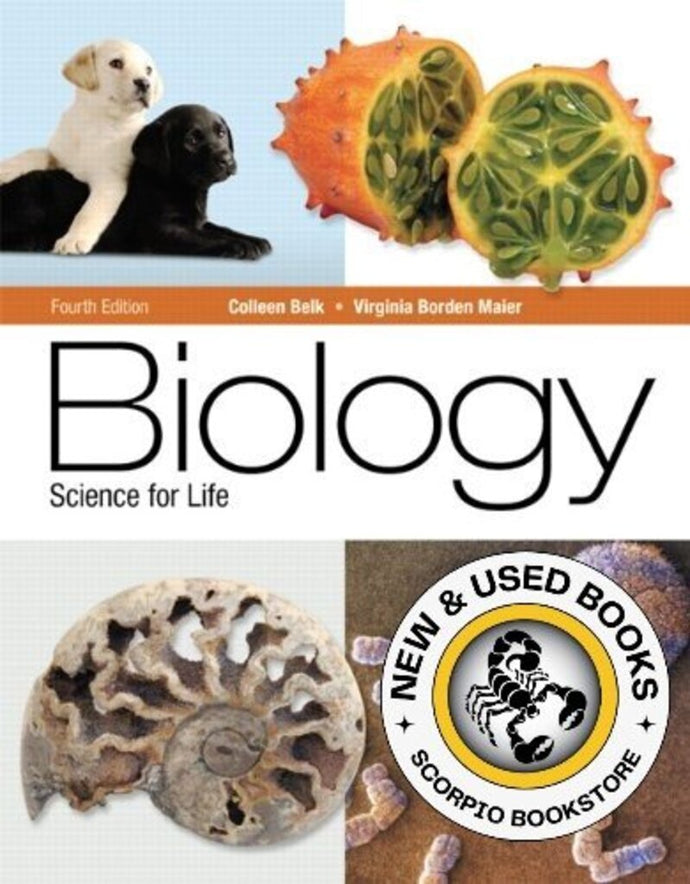 Biology 4th Edition by Colleen M. Belk 9780321767820 (USED:ACCEPTABLE) *AVAILABLE FOR NEXT DAY PICK UP* *Z220 [ZZ]