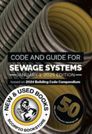 *PRE-ORDER, APPROX 4-6 BUSINESS DAYS* Code and Guide for SEWAGE SYSTEMS - based on 2024 Building Code Compendium *FINAL SALE*