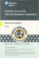MyLab Statistics with Pearson eText -- 24 Month Standalone Access Card -- for Business Analytics *fr3 [ZZ]