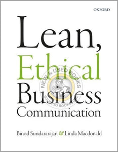Lean Ethical Business 2017 by Sundadarajan 9780199011216 *A9 *SAN [ZZ]