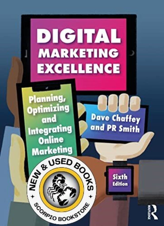 *PRE-ORDER, APPROX 3-4 WEEKS* Digital Marketing Excellence 6th edition by Dave Chaffey 9780367444754