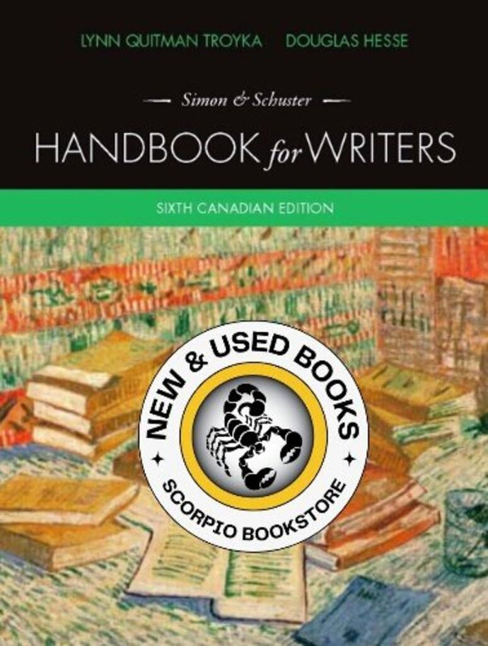 Simon and Schuster Handbook for Writers 6th Edition by Lynn Quitman 9780132665995 (USED:GOOD ) *AVAILABLE FOR NEXT DAY PICK UP* *Z246 [ZZ]