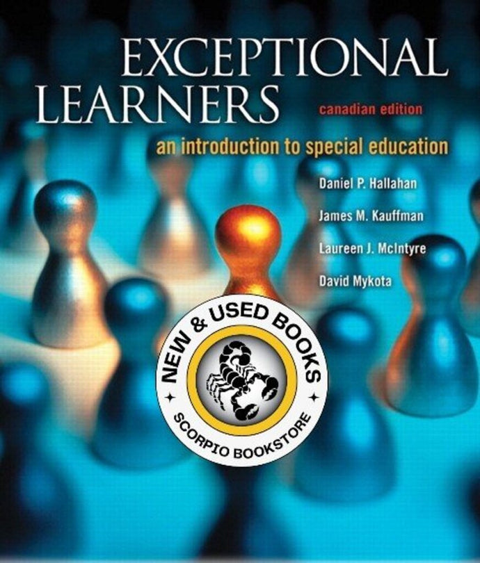 Exceptional Learners 1st Canadian Edition by Daniel Hallahan 9780205533855 (USED:VERYGOOD) *AVAILABLE FOR NEXT DAY PICK UP* *C14