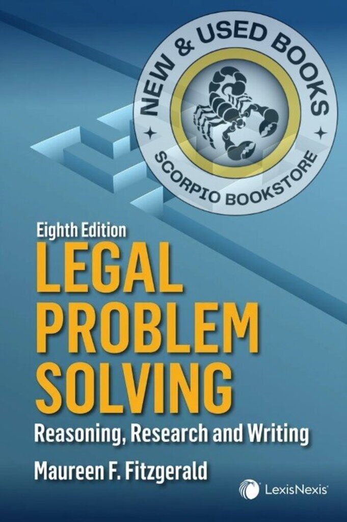 Legal Problem Solving 8th Edition + The Ultimate Guide to Canadian Legal Research 4th edition by Maureen F. Fitzgerald STUDENT EDITION 9785006360006 *82g