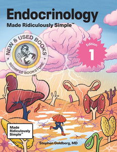 *PRE-ORDER, APPROX 2-3 BUSINESS DAYS* Endocrinology Made Ridiculously Simple by Stephen Goldberg 9781962445009