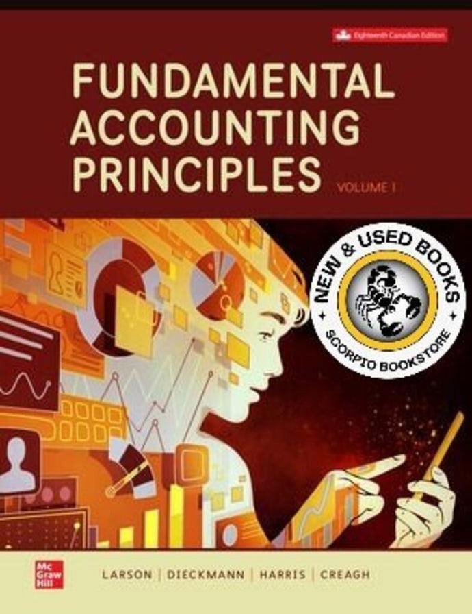 Fundamental Accounting Principles Volume 1 18th Edition By Kermit D. Larson 9781265704681 *117ef [ZZ]