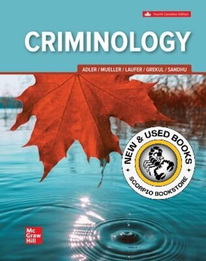 Criminology 4th Edition by By Freda Adler 9781265656430 *116e