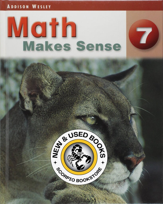 *PRE-ORDER, APPROX 7-10 BUSINESS DAYS, made-on-demand* Math Makes Sense 7 Textbook (without answers) 9780321235770 MMS7