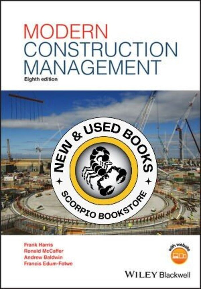 *PRE-ORDER, APPROX 7-10 BUSINESS DAYS, print-on-demand* Modern Construction Management 8th Edition by Frank Harris 9781119488347