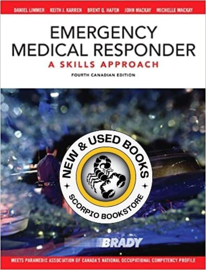 Emergency Medical Responder 4th Canadian Edition by Daniel J. Limmer 9780132892575 (USED:GOOD; minor wear) *AVAILABLE FOR NEXT DAY PICK UP* *wh6