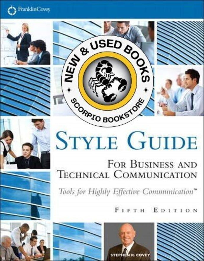 *PRE-ORDER, APPROX 4-6 BUSINESS DAYS* Style Guide 5th edition by Stephen Covey 9780133090390