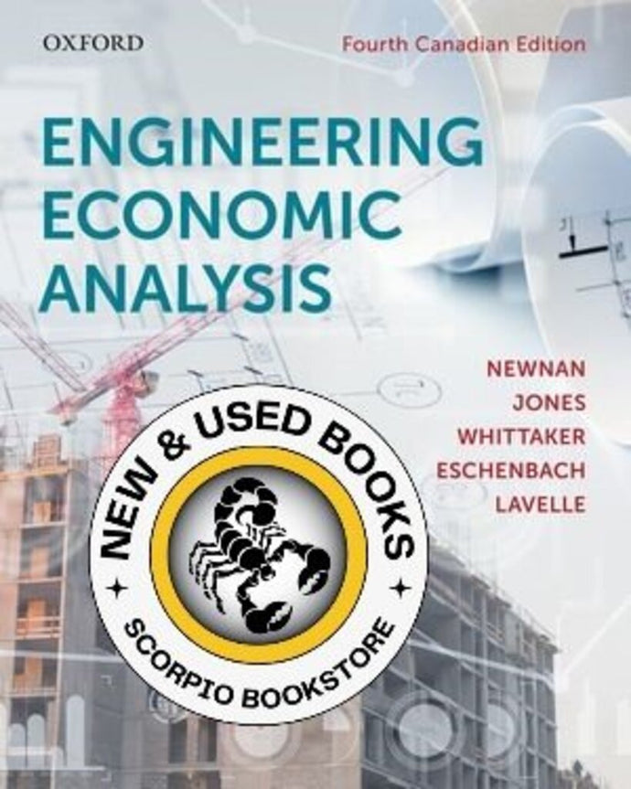 *PRE-ORDER, APPROX 3-5 BUSINESS DAYS* Engineering Economic Analysis 4th Canadian edition by Donald G. Newnan 9780199025114
