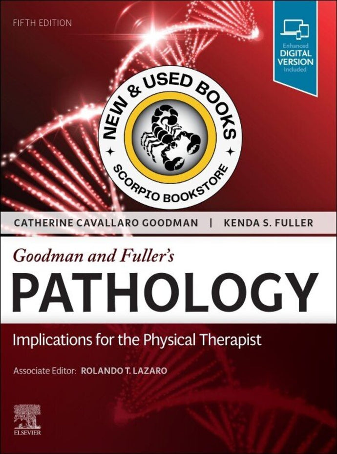 *PRE-ORDER, APPROX 7-10 BUSINESS DAYS* Pathology Implications for the Physical Therapist 5th edition by Catherine C. Goodman 9780323673556