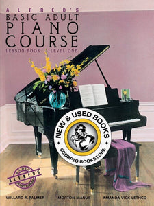 *PRE-ORDER, APPROX 2-3 BUSINESS DAYS* Alfred's Basic Adult Piano Course Lesson Book Level One by Willard A. Palmer 9780882846163