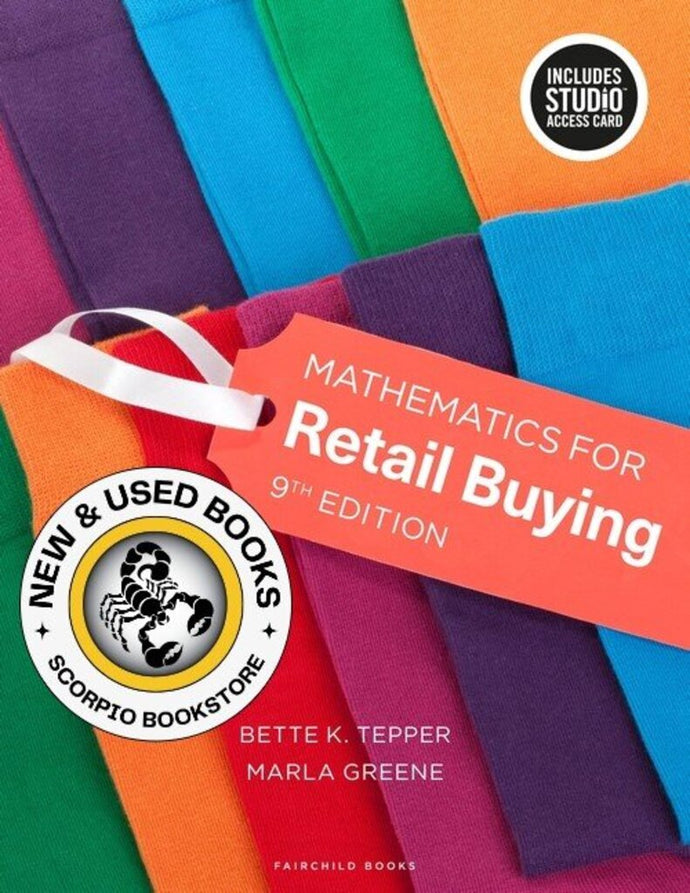 *PRE-ORDER, APPROX 7-10 BUSINESS DAYS* Mathematics for Retail Buying 9th edition + Studio Access Card by Greene 9781501356704