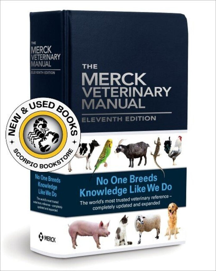 *PRE-ORDER, APPROX 2-3 BUSINESS DAYS* The Merck Veterinary Manual 11th Edition by Moses 9780911910612