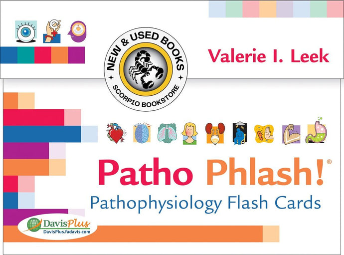 *PRE-ORDER, APPROX 2-3 BUSINESS DAYS* Patho Phlash! Pathophysiology Flash Cards by Valerie Leek 9780803624931