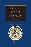 *PRE-ORDER, APPROX 7-10 BUSINESS DAYS* The Canadian Law of Mortgages 3rd Edition by Joseph E. Roach 9780433496673