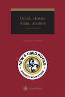 *PRE-ORDER, APPROX 4-6 BUSINESS DAYS* Ontario Estate Administration 9th Edition by Margaret E. Rintoul 9780433525059 [ZZ]