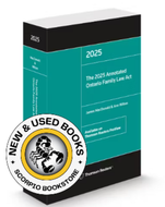 The 2025 Annotated Ontario Family Law Act by James C. MacDonald 9781038200433 (USED:GOOD) *84d [ZZ]