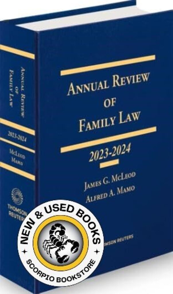 *PRE-ORDER, APPROX 4-6 BUSINESS DAYS* Annual Review of Family Law, 2023-2024 by James McLeod 9781038200563